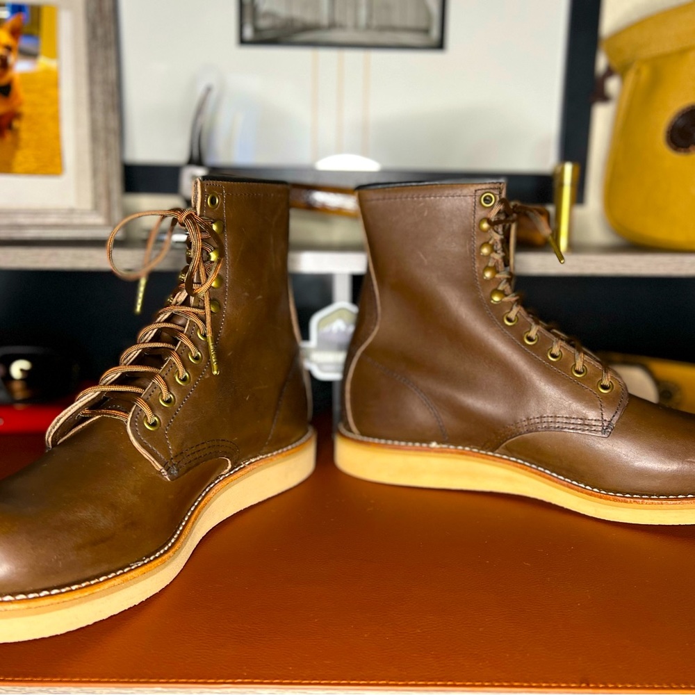 Red Wing 2941 7” Farmer by Benjamin in Dark Chocolate 9D